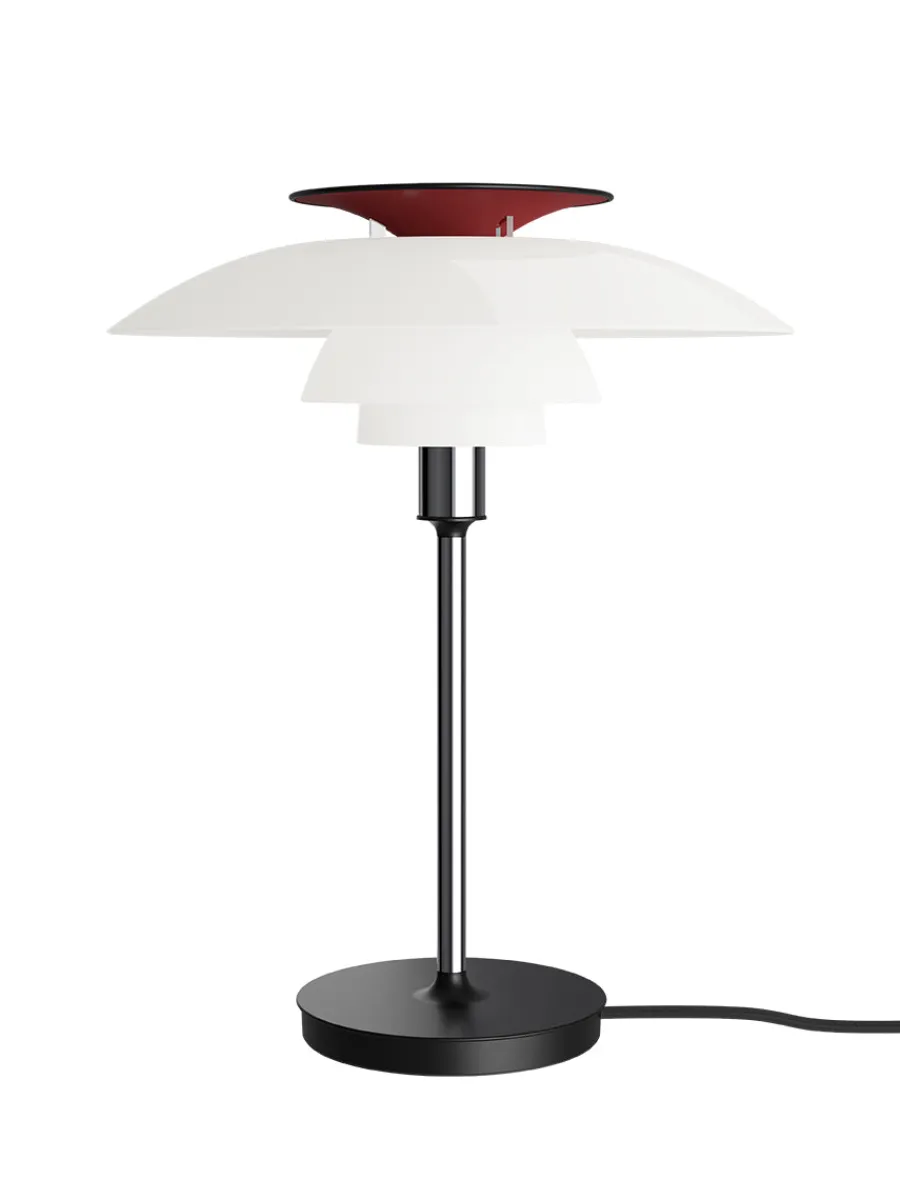 PH 80 Bordlampe, krom fra<Louis Poulsen New