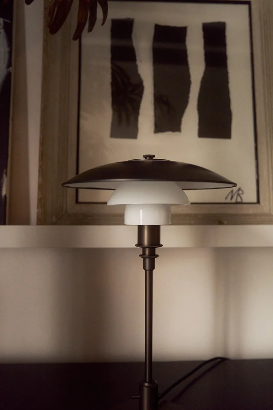 PH 3/2 Bordlampe, sort metalliseret fra<Louis Poulsen Outlet