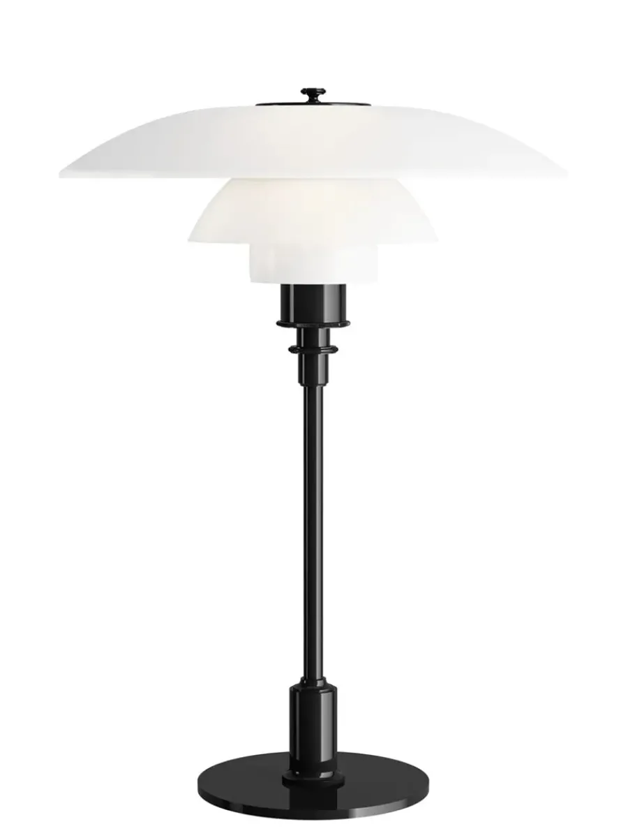 PH 3½-2½ Glas Bordlampe, højglansforkromet fra<Louis Poulsen Clearance