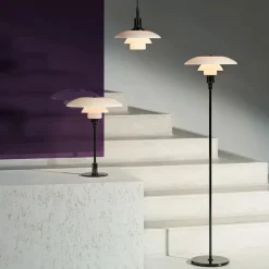 PH 3½-3 Glas Pendel, sort metalliseret fra<Louis Poulsen New