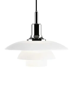 PH 3½-3 Glas Pendel, sort metalliseret fra<Louis Poulsen New