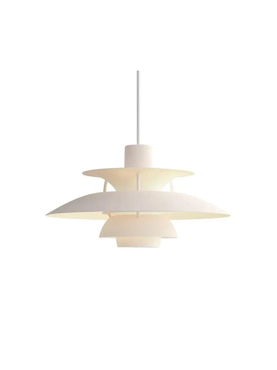 PH 5 Mini Pendant, Monochrome Pale Blush af Poul Henningsen<Louis Poulsen New