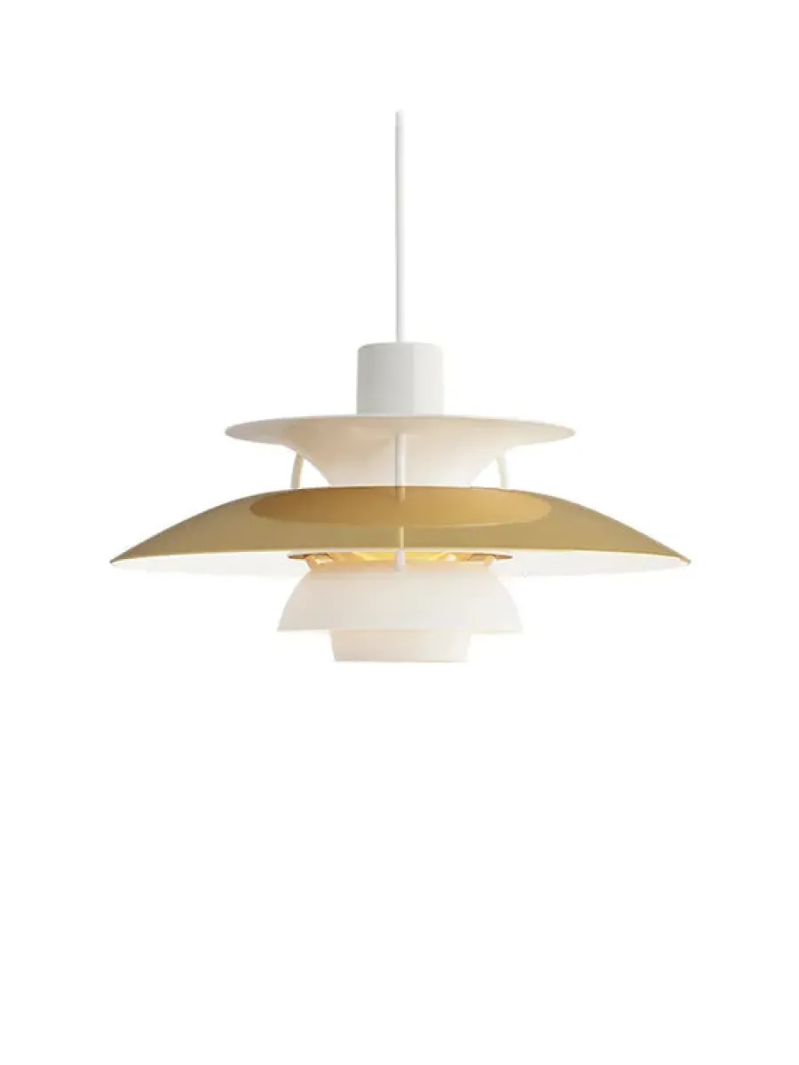 PH 5 Mini Pendant, Monochrome Pale Blush af Poul Henningsen<Louis Poulsen New