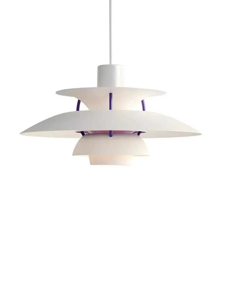 PH 5 Mini Pendant, Monochrome Pale Pewter af Poul Henningsen<Louis Poulsen Clearance