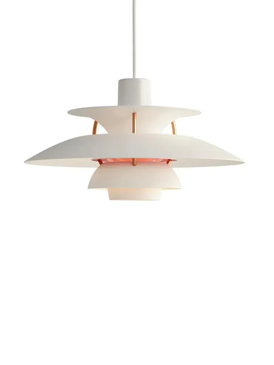 PH 5 Mini Pendant, Monochrome Pale Pewter af Poul Henningsen<Louis Poulsen Clearance