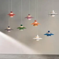 PH 5 Mini Pendant, Monochrome Pale Pewter af Poul Henningsen<Louis Poulsen Clearance