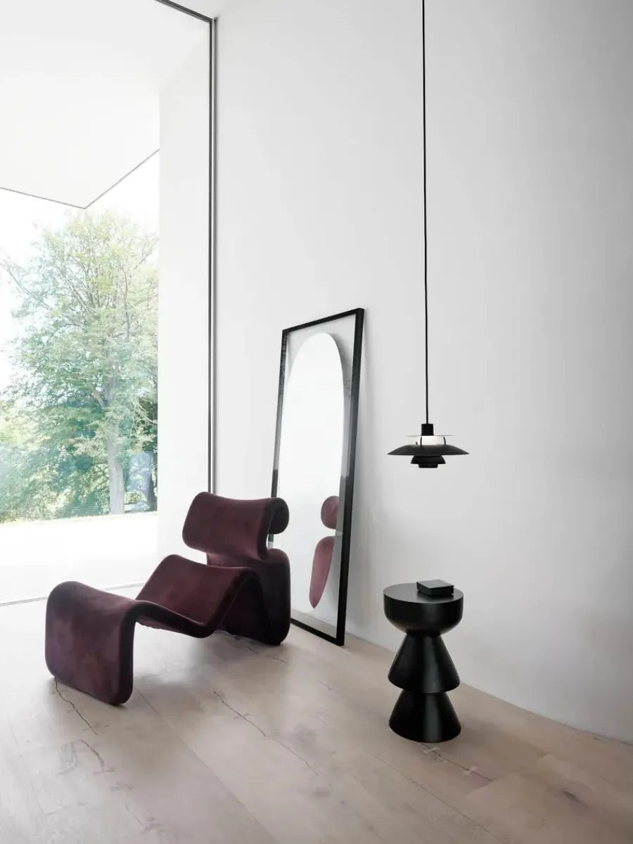 PH 5 Mini Pendant, Monochrome Pale Pewter af Poul Henningsen<Louis Poulsen Clearance