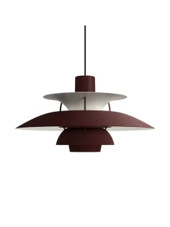 PH 5 Pendant, Monochrome Burgundy af Poul Henningsen<Louis Poulsen Online