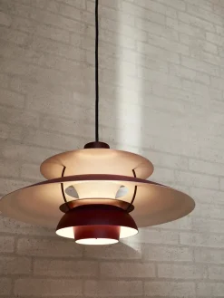 PH 5 Pendant, Monochrome Burgundy af Poul Henningsen<Louis Poulsen Online