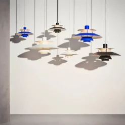 PH 5 Pendant, Monochrome Dusty Indigo af Poul Henningsen<Louis Poulsen Sale