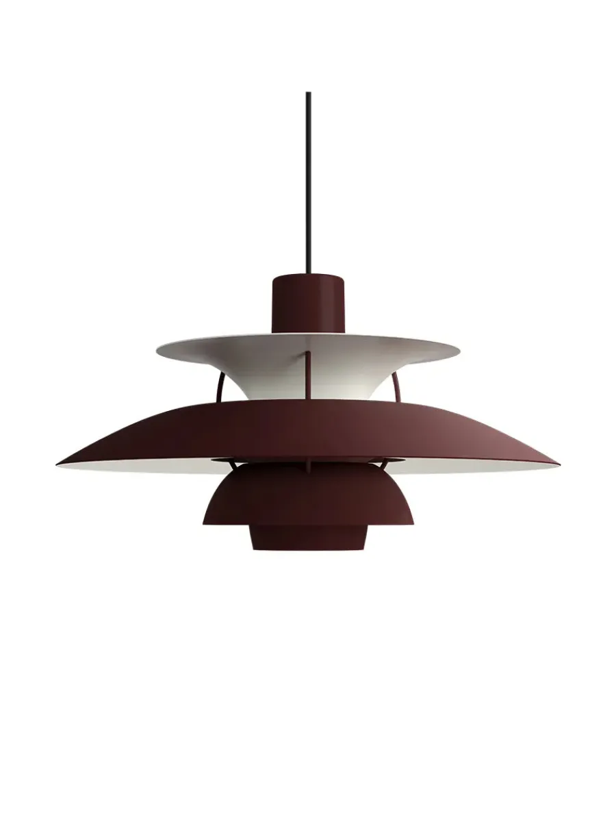 PH 5 Pendant, Monochrome Pale Blush af Poul Henningsen<Louis Poulsen Best