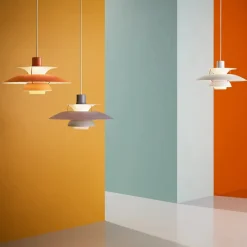 PH 5 Pendant, Monochrome Pale Pewter af Poul Henningsen<Louis Poulsen Hot