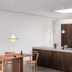 PH 5 pendel, Monokrom Oyster af Poul Henningsen<Louis Poulsen Clearance