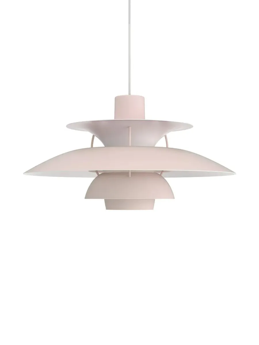 PH 5 pendel, Monokrom Pale Rose af Poul Henningsen<Louis Poulsen