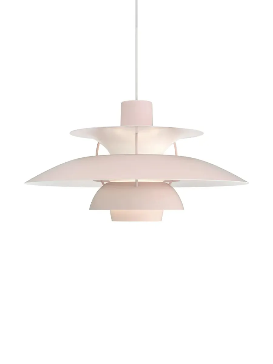 PH 5 pendel, Pastel Blue Rose Peach af Poul Henningsen<Louis Poulsen Best