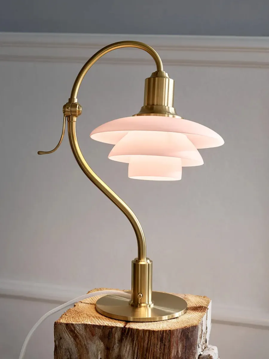 PH 2/2 Question Mark Pale Rose Bordlampe fra<Louis Poulsen Hot