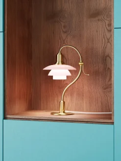 PH 2/2 Question Mark Pale Rose Bordlampe fra<Louis Poulsen Hot