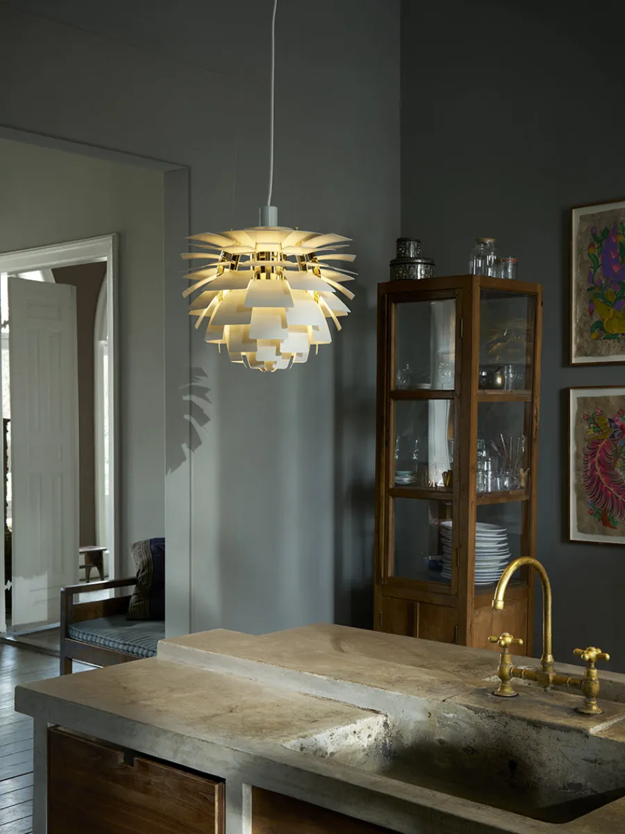 PH Artichoke Dusty Blue/Brass fra<Louis Poulsen New