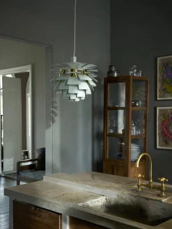 PH Artichoke Dusty Green/Chrome fra<Louis Poulsen Outlet