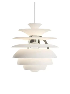 PH Snowball, soft white/brass af Poul Henningsen<Louis Poulsen Outlet