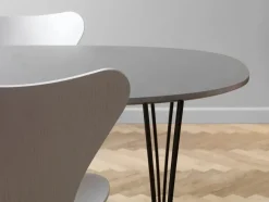 Piet Hein B619 Superellipse udtræksbord, 180/300 x 120 cm fra<Fritz Hansen Hot