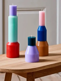 Pillar lys, M blue fra<HAY Discount