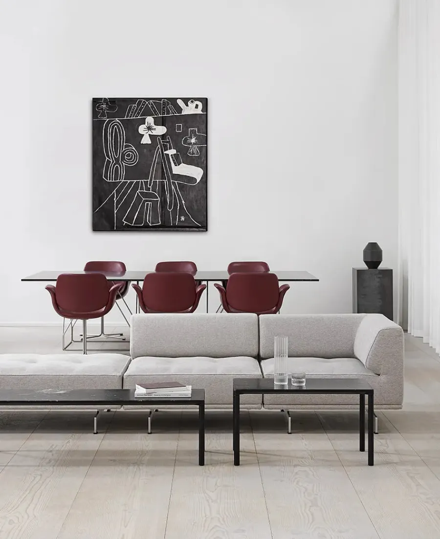 Piloti Bord, sort marquina fra<Fredericia Furniture Hot