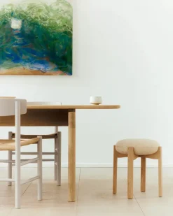 Pioneer Stool, lacquered oak/max 95 fra<Fredericia Furniture Best