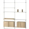 Pira G2 Floor-to-Ceiling Shelving Bundle A fra String<String Furniture Outlet
