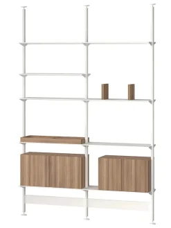 Pira G2 Floor-to-Ceiling Shelving Bundle A fra String<String Furniture Outlet