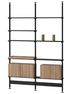 Pira G2 Floor-to-Ceiling Shelving Bundle A fra String<String Furniture Outlet