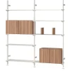 Pira G2 Floor-to-Wall Shelving Bundle D fra String<String Furniture