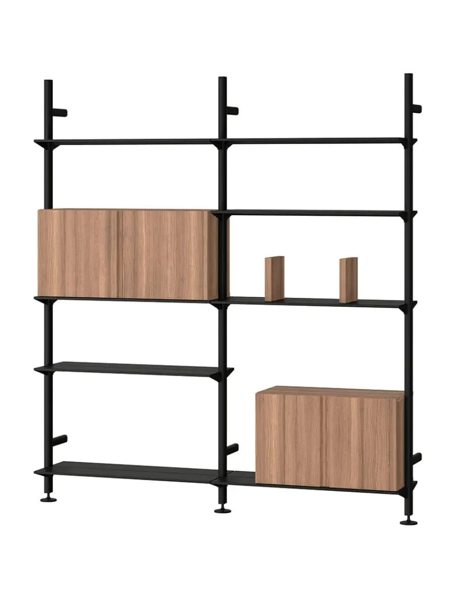 Pira G2 Floor-to-Wall Shelving Bundle D fra String<String Furniture