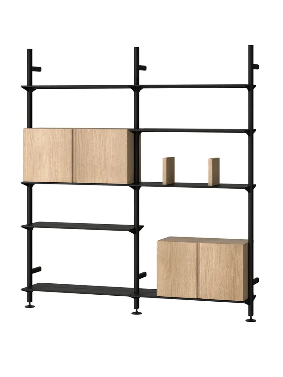 Pira G2 Floor-to-Wall Shelving Bundle D fra String<String Furniture