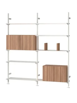 Pira G2 Floor-to-Wall Shelving Bundle D fra String<String Furniture