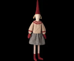 Pixy Size 6 nissepige m/nederdel & strikket sweater fra 2025<Maileg Sale