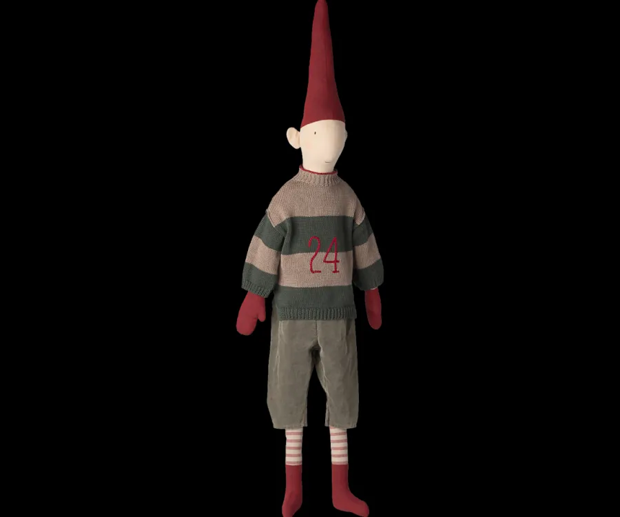 Pixy Size nissedreng med Stribet Strik Sweater fra 2025<Maileg Online