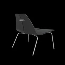 PK23 forsidepolstret, Black af Poul Kjærholm<Fritz Hansen Clearance