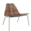 PK23 Lounge Chair, walnut/steel af Poul Kjærholm<Fritz Hansen