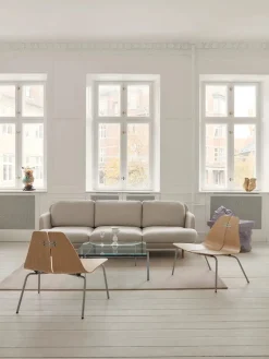 PK23 Lounge Chair, walnut/steel af Poul Kjærholm<Fritz Hansen