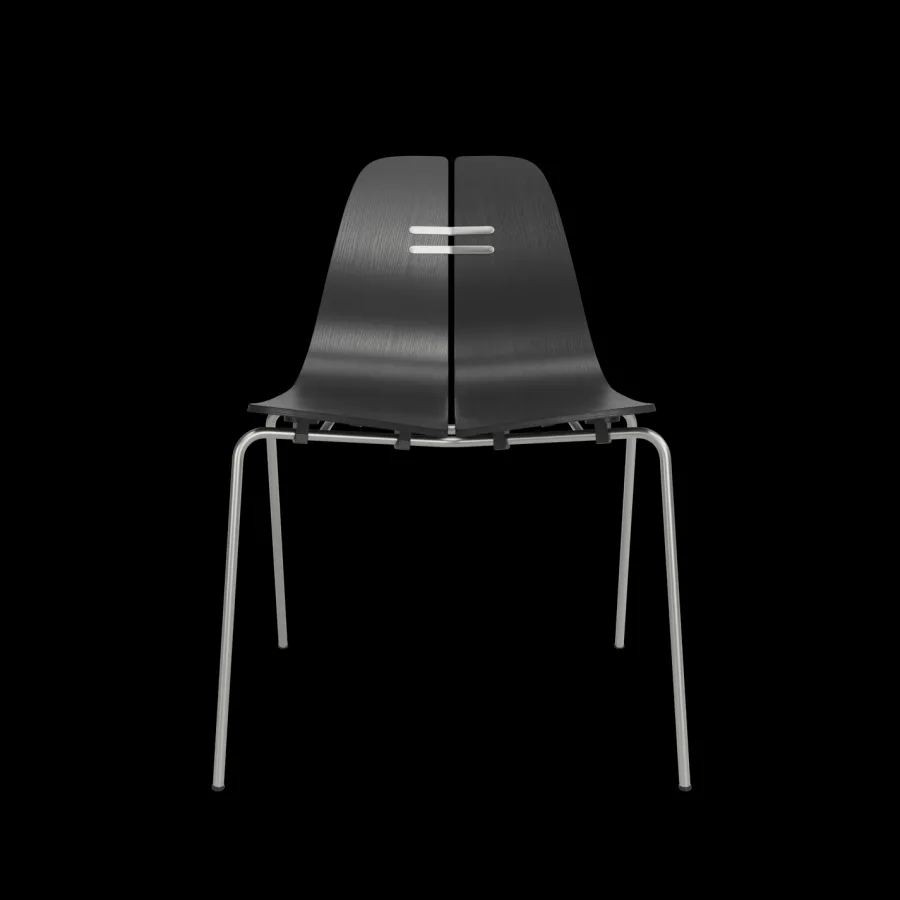 PK3 spisebordsstol, sort ask af Poul Kjærholm<Fritz Hansen Clearance