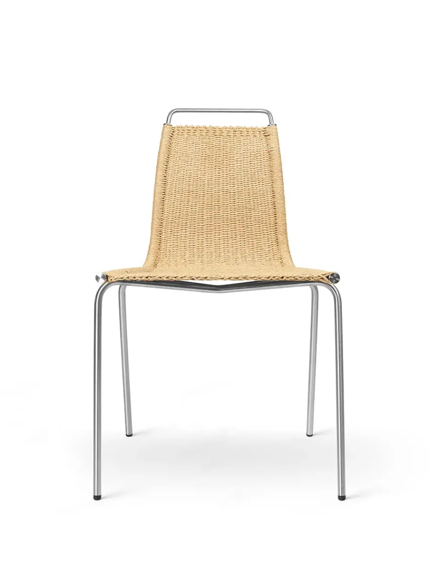 PK1 Stol, sort stel af Poul Kjærholm<Carl Hansen & Søn Best