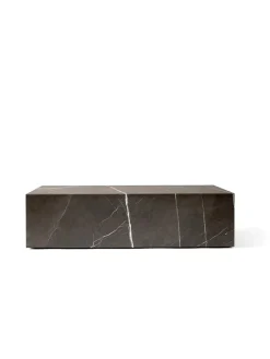 Plinth Low Black Nero Marquina marmor fra<Audo Copenhagen Online