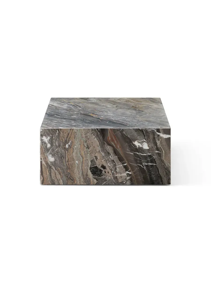 Plinth Low, grey galaxy marble fra<Audo Copenhagen Clearance