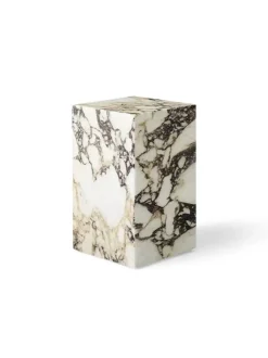 Plinth Tall Sand Kunis Breccia marmor fra<Audo Copenhagen Sale