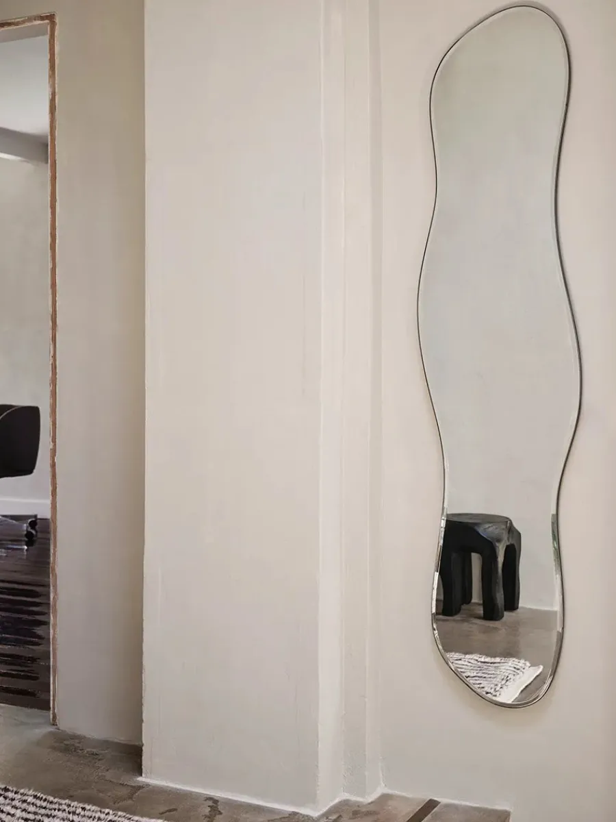 Pond Mirror Full Size, dark chrome fra<Ferm Living Clearance