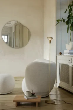 Pond Mirror XL, Dark Chrome fra<Ferm Living Sale