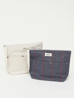 Pouch Pocket Canvas, mix midnight fra<Aiayu Outlet
