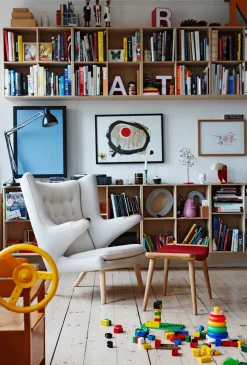 PP120 Skammel af Hans J. Wegner<PP Møbler Outlet