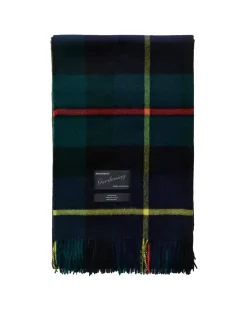 Queen blanket - Scottish green tartan fra<Magniberg Best